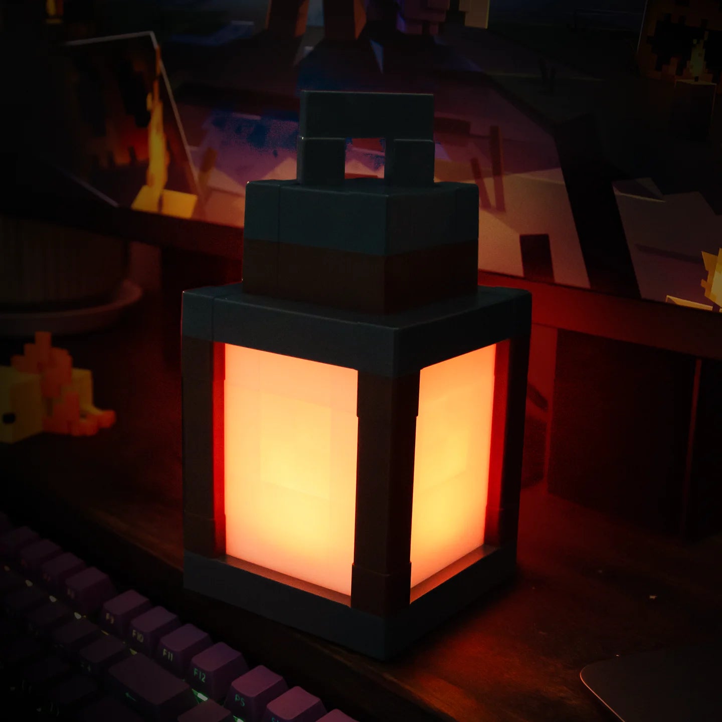 PixelCraft Lantern - Minecraft Inspired
